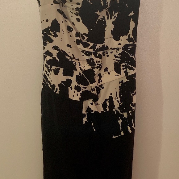 Nicole Miller black and white paint splatter dress - Picture 5 of 5
